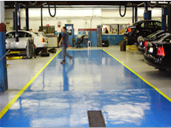 Mechanic Bay Flooring