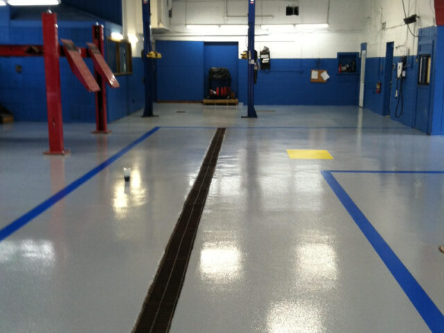 Automotive Service Area Flooring