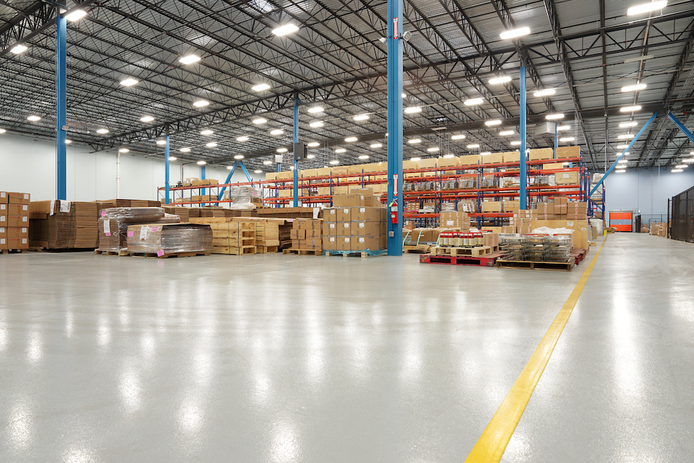 Manufacturing warehouse flooring