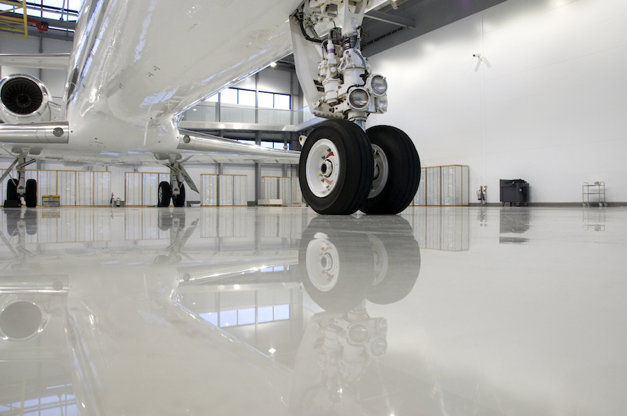 Jet Hangar flooring