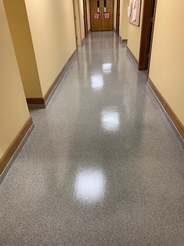 Decorative Flake Commercial Floors