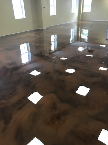 Decorative Metallic Floor Coatings