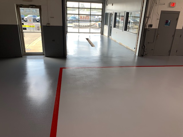 Firehouse floor coatings